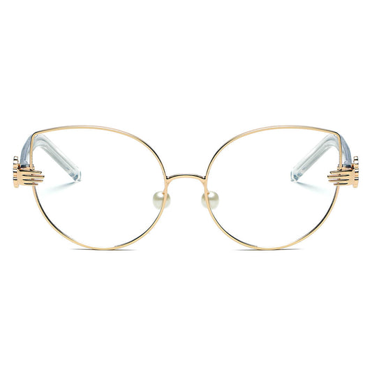 CENTRALIA | Women Metal Frame Cat Eye Hands Classic Sunglasses